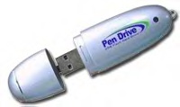 White USB pen Drive